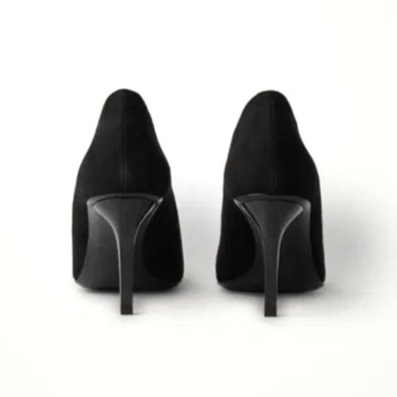 COS Pointed Suede Black Heels - Picture 3 of 13